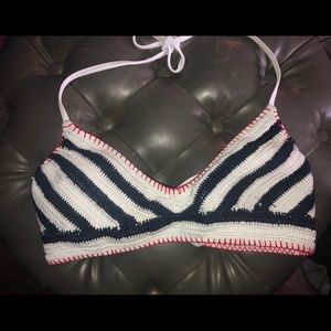 Crochet bikini top